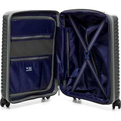 Modo by Roncato Vega 4 Rollen Kabinentrolley 55 cm mit Dehnfalte, Koffer, Grau Modo by Roncato Vega 4 Rollen Kabinentrolley 55 cm mit Dehnfalte, Koffer, Grau