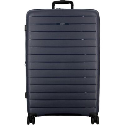 Jump Striper 4 Rollen Trolley 77 cm mit Dehnfalte, Koffer, Blau Jump Striper 4 Rollen Trolley 77 cm mit Dehnfalte, Koffer, Blau