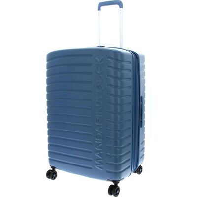 Mandarina Duck Flyduck Medium Exp Trolley, neue ultraleichte Linie, Koffer, Blau Mandarina Duck Flyduck Medium Exp Trolley, neue ultraleichte Linie, Koffer, Blau