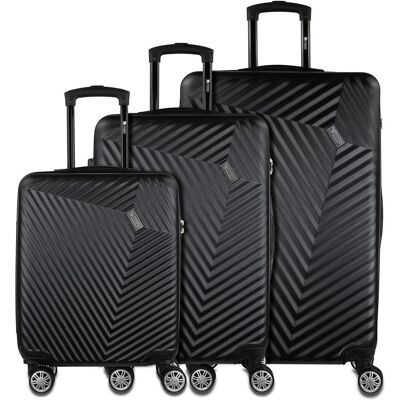 Mano Don Carlo Hardcase Trolley Set L / M / S, Koffer, Schwarz Mano Don Carlo Hardcase Trolley Set L / M / S, Koffer, Schwarz