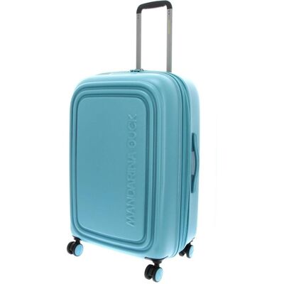 Mandarina Duck Iconic Line Compact Volume with Double Wheels TSA Lock Telescopic Handle Internal Organizer, Koffer, Türkis Mandarina Duck Iconic Line Compact Volume with Double Wheels TSA Lock Telescopic Handle Internal Organizer, Koffer, Türkis