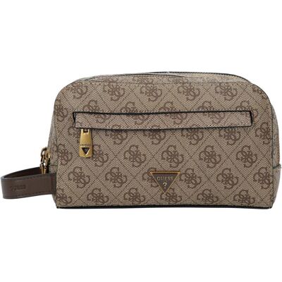 Guess Milano Kulturbeutel 21 cm, Necessaire, Braun Guess Milano Kulturbeutel 21 cm, Necessaire, Braun