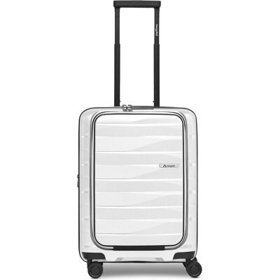 Bergpfeil Travel 4 Rollen Kabinentrolley 55 cm Laptopfach mit Dehnfalte, Koffer, Weiss Bergpfeil Travel 4 Rollen Kabinentrolley 55 cm Laptopfach mit Dehnfalte, Koffer, Weiss