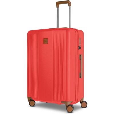 Brics Ferrara 4 Rollen Trolley M 67 cm mit Dehnfalte, Koffer, Rot Brics Ferrara 4 Rollen Trolley M 67 cm mit Dehnfalte, Koffer, Rot