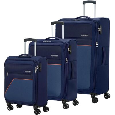 American Tourister Sky Surfer 3 PC Set A, Koffer, Blau American Tourister Sky Surfer 3 PC Set A, Koffer, Blau