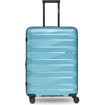 Bergpfeil Travel 4-Rollen Trolley M 66 cm mit Dehnfalte, Koffer, Blau Bergpfeil Travel 4-Rollen Trolley M 66 cm mit Dehnfalte, Koffer, Blau