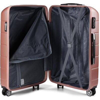 Benzi 5583 4 Rollen Trolley 65 cm, Koffer, Rosa Benzi 5583 4 Rollen Trolley 65 cm, Koffer, Rosa