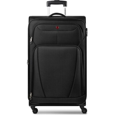 Wenger Beaumont 4 Rollen Trolley XL 87 cm mit Dehnfalte, Koffer, Schwarz Wenger Beaumont 4 Rollen Trolley XL 87 cm mit Dehnfalte, Koffer, Schwarz