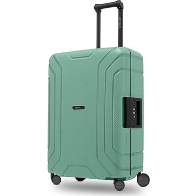Redolz Essentials 15 4-Rollen Trolley 65 cm mit Dreipunkt-Verschluss, Koffer, Grün Redolz Essentials 15 4-Rollen Trolley 65 cm mit Dreipunkt-Verschluss, Koffer, Grün