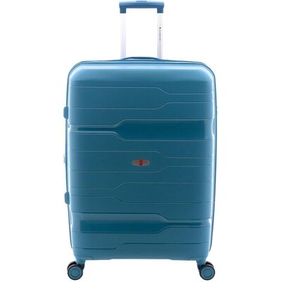 Gladiator 3800 4 Rollen Trolley 77 cm mit Dehnfalte, Koffer, Blau Gladiator 3800 4 Rollen Trolley 77 cm mit Dehnfalte, Koffer, Blau