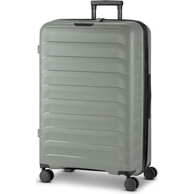 D&N Toronto 4 Rollen Trolley L 75 cm mit Dehnfalte, Koffer, Grau D&N Toronto 4 Rollen Trolley L 75 cm mit Dehnfalte, Koffer, Grau