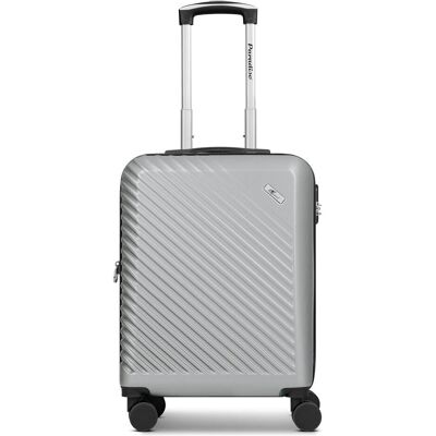 Check.In Paradise 2.0 4 Rollen Kabinentrolley S 58 cm mit Dehnfalte, Koffer, Grau Check.In Paradise 2.0 4 Rollen Kabinentrolley S 58 cm mit Dehnfalte, Koffer, Grau