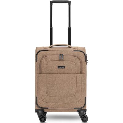 Redolz Essentials 12 CABIN 4 Rollen Kabinentrolley 55 cm, Koffer, Braun Redolz Essentials 12 CABIN 4 Rollen Kabinentrolley 55 cm, Koffer, Braun