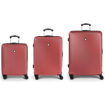 Gabol Vienna 4-Rollen Kofferset 3tlg., Koffer, Rosa Gabol Vienna 4-Rollen Kofferset 3tlg., Koffer, Rosa
