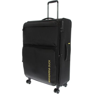 Mandarina Duck Zephyr 4 Rollen Trolley L 78 cm mit Dehnfalte, Koffer, Schwarz Mandarina Duck Zephyr 4 Rollen Trolley L 78 cm mit Dehnfalte, Koffer, Schwarz