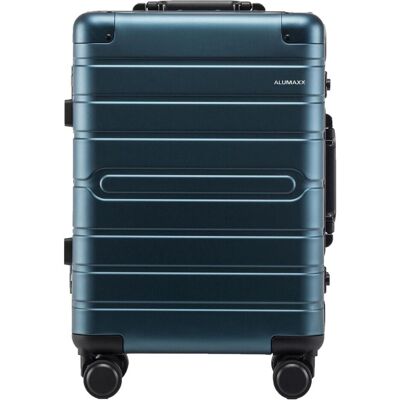 Alumaxx Reisetrolley, mit Vollalukoffer, blau, Koffer, Blau Alumaxx Reisetrolley, mit Vollalukoffer, blau, Koffer, Blau