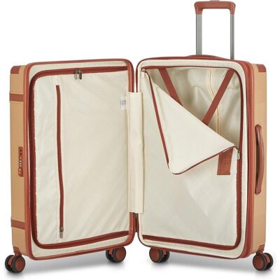 Modo by Roncato Charm 2.0 4 Rollen Trolley 67 cm mit Dehnfalte, Koffer, Beige Modo by Roncato Charm 2.0 4 Rollen Trolley 67 cm mit Dehnfalte, Koffer, Beige