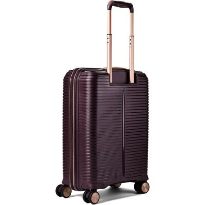 Polestream Paris 4 Rollen Kabinentrolley 55 cm mit Dehnfalte, Koffer, Violett Polestream Paris 4 Rollen Kabinentrolley 55 cm mit Dehnfalte, Koffer, Violett
