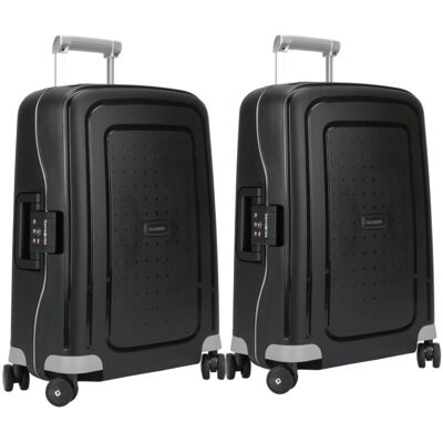 Samsonite S'cure Spinner 55cm Duo Pack schwarz, Koffer, Schwarz Samsonite S'cure Spinner 55cm Duo Pack schwarz, Koffer, Schwarz