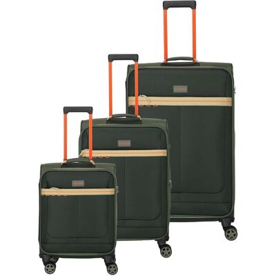 Travelite Color Craze 4W Trolley L / M+ / S, Koffer, Grün Travelite Color Craze 4W Trolley L / M+ / S, Koffer, Grün