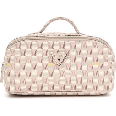 Guess G Wave Large Cosmetic Travel Bag, Necessaire, Rosa Guess G Wave Large Cosmetic Travel Bag, Necessaire, Rosa