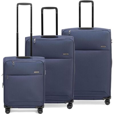 Epic Discovery 4-Rollen Kofferset 3tlg., Koffer, Blau Epic Discovery 4-Rollen Kofferset 3tlg., Koffer, Blau