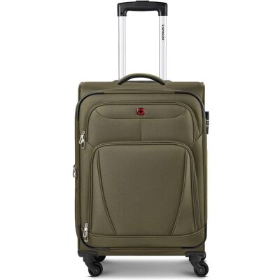 Wenger Beaumont 4 Rollen Trolley M 67 cm mit Dehnfalte, Koffer, Grün Wenger Beaumont 4 Rollen Trolley M 67 cm mit Dehnfalte, Koffer, Grün