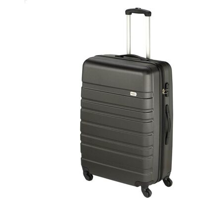 Princess Traveller Singapore - Reiskoffer - ABS - Antraciet - Large - 78cm, Koffer, Grau Princess Traveller Singapore - Reiskoffer - ABS - Antraciet - Large - 78cm, Koffer, Grau