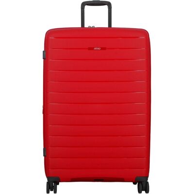 Jump Striper 4 Rollen Trolley 77 cm mit Dehnfalte, Koffer, Rot Jump Striper 4 Rollen Trolley 77 cm mit Dehnfalte, Koffer, Rot