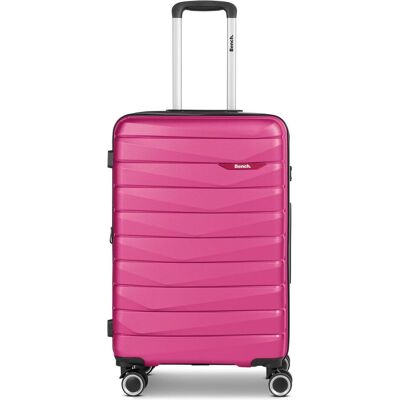 Bench Paris 4 Rollen Trolley M 66 cm mit Dehnfalte, Koffer, Rosa Bench Paris 4 Rollen Trolley M 66 cm mit Dehnfalte, Koffer, Rosa
