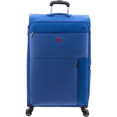 Gladiator 3700 4 Rollen Trolley 78 cm mit Dehnfalte, Koffer, Blau Gladiator 3700 4 Rollen Trolley 78 cm mit Dehnfalte, Koffer, Blau