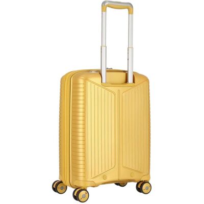 Jump Evae 4 Rollen Kabinentrolley 55 cm mit Dehnfalte, Koffer, Gelb Jump Evae 4 Rollen Kabinentrolley 55 cm mit Dehnfalte, Koffer, Gelb