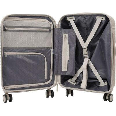 Hedgren Raku Yuno 22 / 55 cm Spinner + Front Pocket, Koffer, Grau Hedgren Raku Yuno 22 / 55 cm Spinner + Front Pocket, Koffer, Grau
