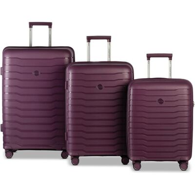 Worldpack Portland 4 Rollen Kofferset 3-teilig, Koffer, Rosa Worldpack Portland 4 Rollen Kofferset 3-teilig, Koffer, Rosa
