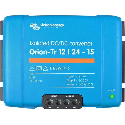 Victron Energy, Spannungswandler, Orion-Tr 12/24-15 360W DC-DC Spannungswandler isoliert Victron Energy, Spannungswandler, Orion-Tr 12/24-15 360W DC-DC Spannungswandler isoliert