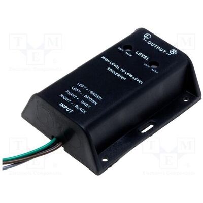 4CarMedia, Autoradio Zubehör, Signal-Pegelwandler vergoldet 40W Eing,: Kabel 4CarMedia, Autoradio Zubehör, Signal-Pegelwandler vergoldet 40W Eing,: Kabel
