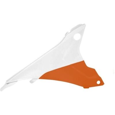 Race Tech Luftkastenabdeckung Orange/Weiß KTM - Luftkastenabdeckung Race Tech Luftkastenabdeckung Orange/Weiß KTM - Luftkastenabdeckung