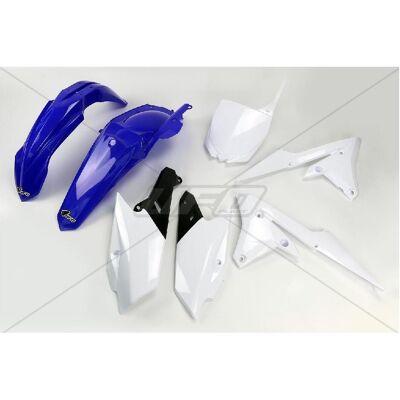UFO, Motorrad Zubehör, Kunststoff-Set für Yamaha YZF 250 '14-'18, YZF 450 '14-'17 OEM-Farbe (Blau/Weiss) (YA318E999) UFO, Motorrad Zubehör, Kunststoff-Set für Yamaha YZF 250 '14-'18, YZF 450 '14-'17 OEM-Farbe (Blau/Weiss) (YA318E999)