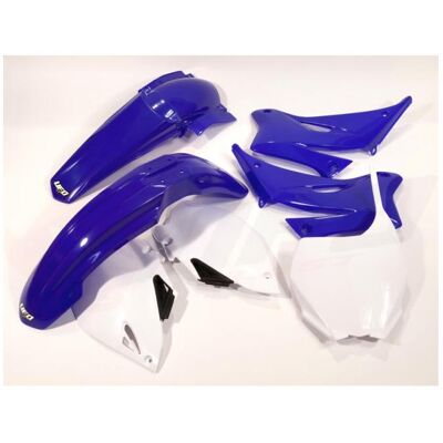 UFO, Motorrad Zubehör, Kunststoff-Set für Yamaha YZF 250 '06-'09, YZF 450 '06-'09 OEM-Farbe (Weiss/Blau) (YA305E999) UFO, Motorrad Zubehör, Kunststoff-Set für Yamaha YZF 250 '06-'09, YZF 450 '06-'09 OEM-Farbe (Weiss/Blau) (YA305E999)