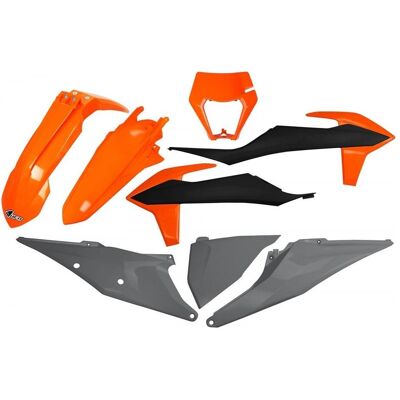 UFO, Motorrad Zubehör, Kunststoff-Set KTM EXC 125 '20-'21, EXC 250 / 300 TPI '20-'23, EXC-F 250 / 350 / 450 / 500 UFO, Motorrad Zubehör, Kunststoff-Set KTM EXC 125 '20-'21, EXC 250 / 300 TPI '20-'23, EXC-F 250 / 350 / 450 / 500