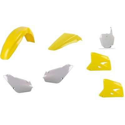 Polisport, Motorrad Zubehör, KUNSTSTOFFSATZ SUZUKI RM 85 '02-'25 OEM-FARBE GELB Polisport, Motorrad Zubehör, KUNSTSTOFFSATZ SUZUKI RM 85 '02-'25 OEM-FARBE GELB
