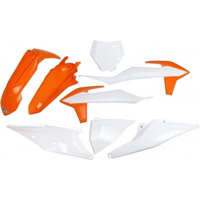 UFO, Motorrad Zubehör, Kunststoff-Set KTM SX 125/150/250 '19-'22, SXF (SX-F) 250/350/450 '19-'22 OEM Farbe '21 UFO, Motorrad Zubehör, Kunststoff-Set KTM SX 125/150/250 '19-'22, SXF (SX-F) 250/350/450 '19-'22 OEM Farbe '21