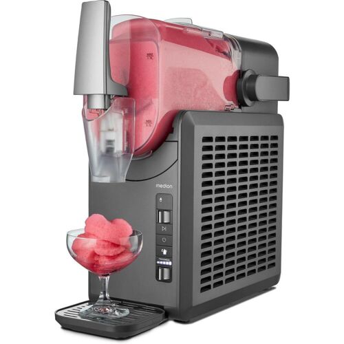 Medion Life Slush Eismaschine MD12090, Eisherstellung, Grau