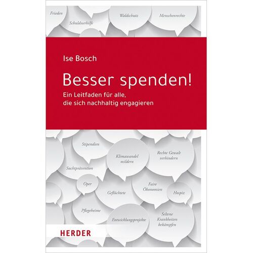 Herder Besser spenden!, Ratgeber von Ise Bosch