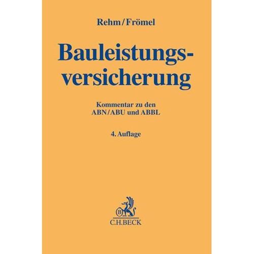 Beck C.H. Bauleistungsversicherung, Fachbücher