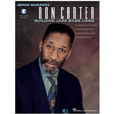 Hal Leonard Ron Carter: Building Jazz Bass Lines (With CD (Audio)), Sachbücher von Ron Carter Hal Leonard Ron Carter: Building Jazz Bass Lines (With CD (Audio)), Sachbücher von Ron Carter