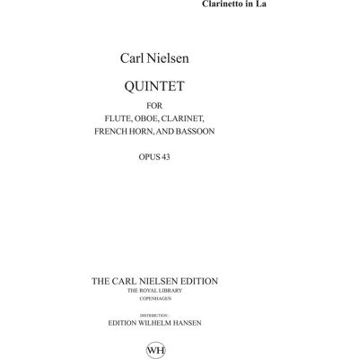 Hansen Carl Nielsen: Wind Quintet Op. 43, Sachbücher Hansen Carl Nielsen: Wind Quintet Op. 43, Sachbücher