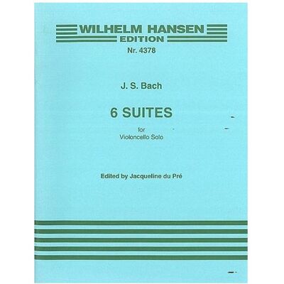Hansen 6 Suites for Solo Violoncello, Fachbücher von Jaquline du Pré Hansen 6 Suites for Solo Violoncello, Fachbücher von Jaquline du Pré