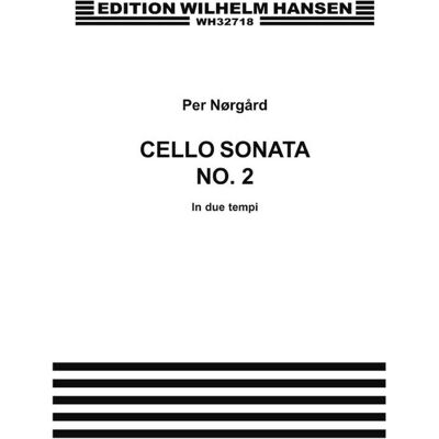 Hansen Per Nörgård, Sonata For Solo Cello No.2 /'In Due Tempi/' Cello Buch, Fachbücher Hansen Per Nörgård, Sonata For Solo Cello No.2 /'In Due Tempi/' Cello Buch, Fachbücher