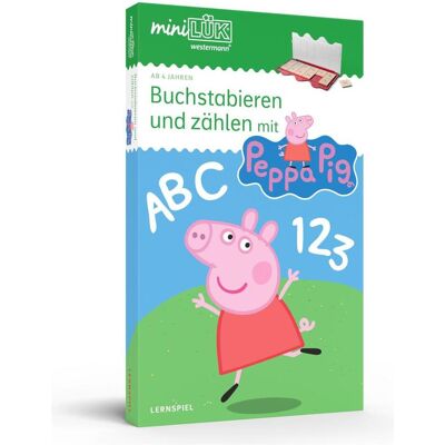 Westermann miniLÜK. Set Buchstabieren und zählen mit Peppa Pig, Schulbücher Westermann miniLÜK. Set Buchstabieren und zählen mit Peppa Pig, Schulbücher